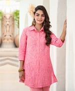 Cotton Silk Thread Work Co-ord Set