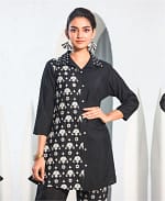 Black Co-ord Set With Thread Work