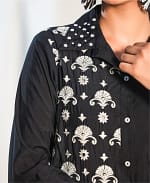 Black Co-ord Set With Thread Work