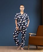 Swiss Cotton Good Night Print Nightwear