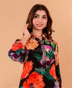 Muslin Silk Afghani Printed Co-ord Set