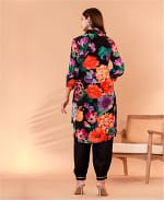 Muslin Silk Afghani Printed Co-ord Set