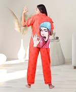 Swiss Cotton Designer Poster Nightwear