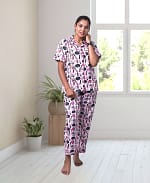 Swiss Cotton Makeup n Wakeup Designer Nightwear