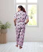 Swiss Cotton Makeup n Wakeup Designer Nightwear