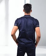 Cotton Blue Solid Nightwear
