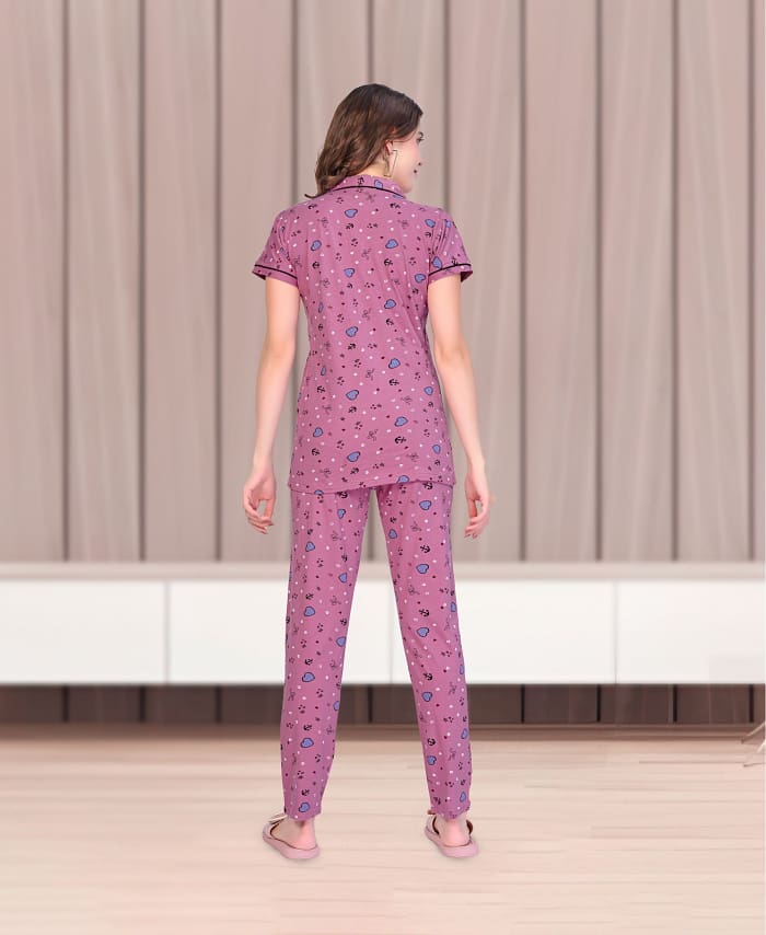 Comfortable Cotton Printed Nightwear