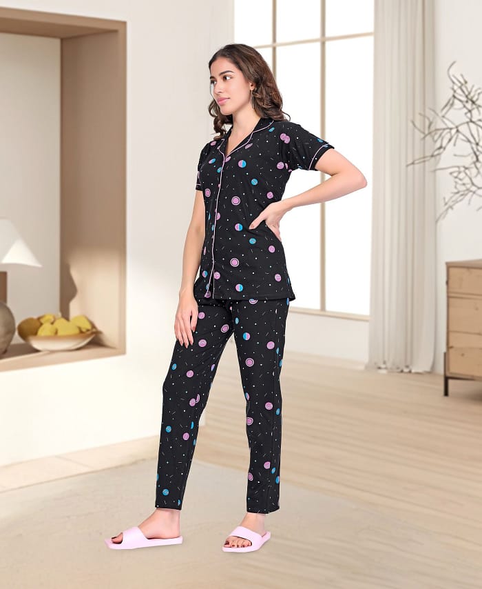 Comfortable Cotton Printed Nightwear