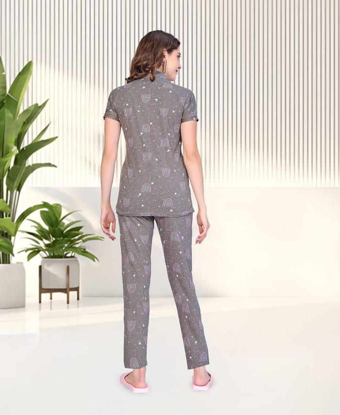 Comfortable Cotton printed nightwear