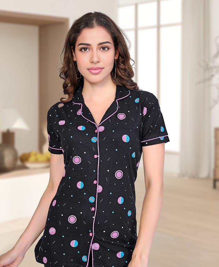 Comfortable Cotton Printed Nightwear