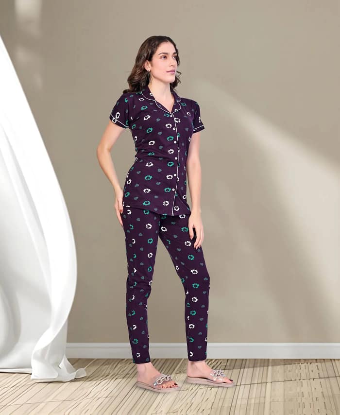 Comfortable Cotton Printed Nightwear