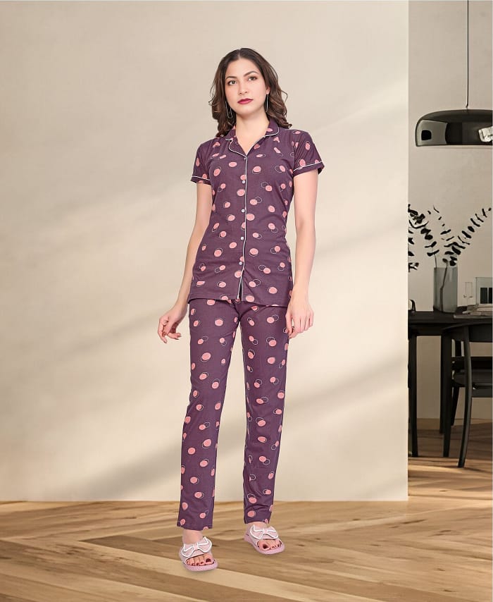 Comfortable Cotton Printed Nightwear