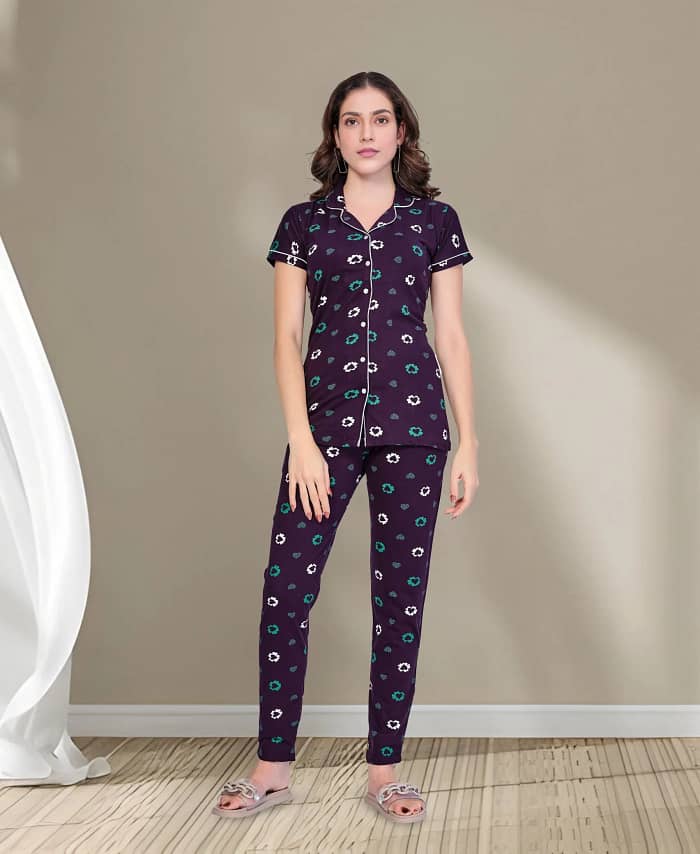 Comfortable Cotton Printed Nightwear