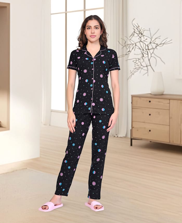 Comfortable Cotton Printed Nightwear