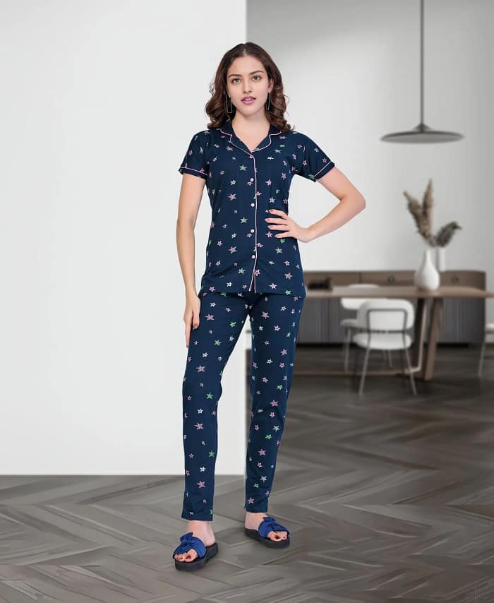 Comfortable Cotton Printed Nightwear