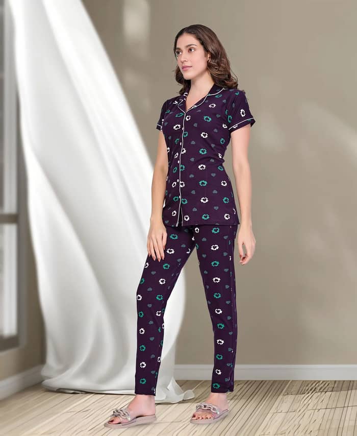 Comfortable Cotton Printed Nightwear