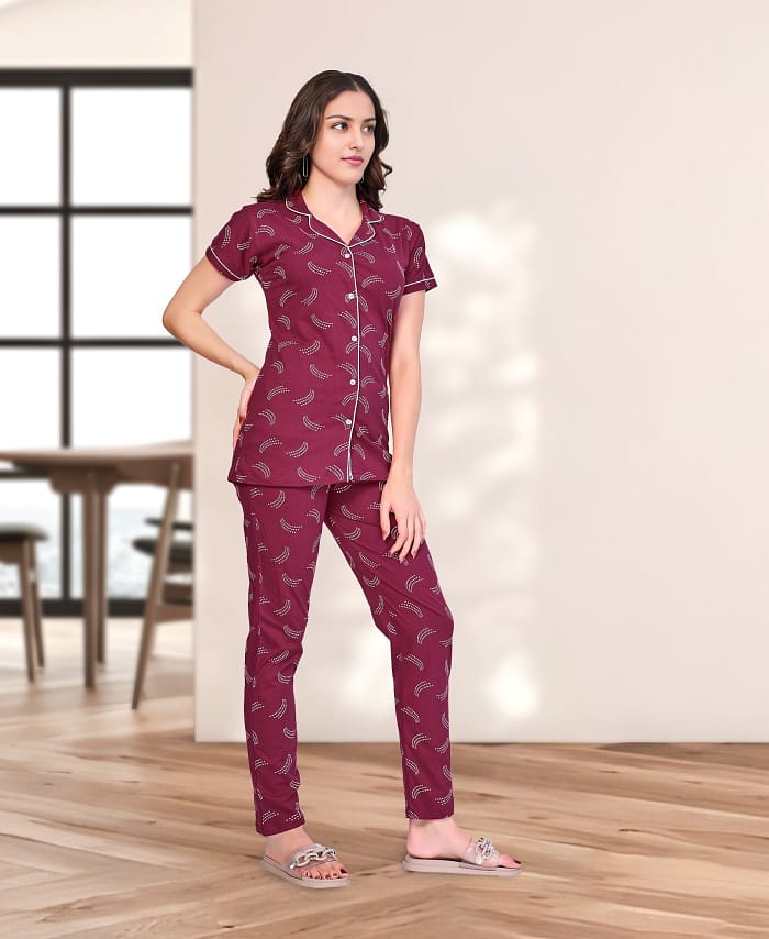 Comfortable Cotton Printed Nightwear